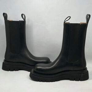 Bottega Veneta Lug Sole Leather Boots size 39.5